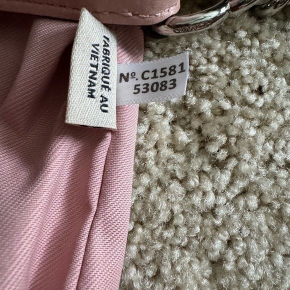 Coach 53083 blush pink pebble leather crosstown crossbody - Picture 5 of 13